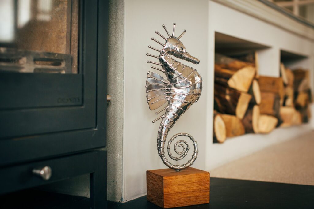 home decor ideas with this Seahorse sculpture